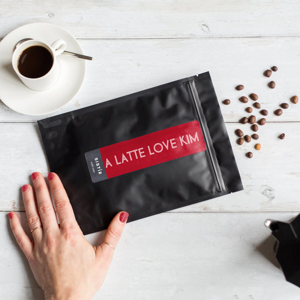 Personalised Valentines Coffee Gift