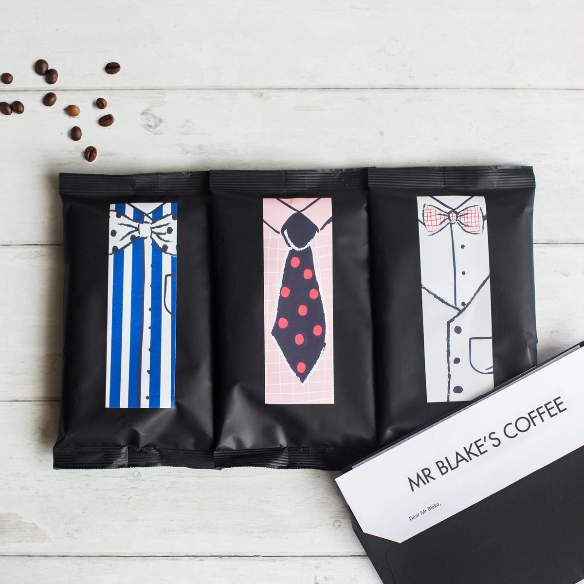 ties and bows coffee pack gift sistir