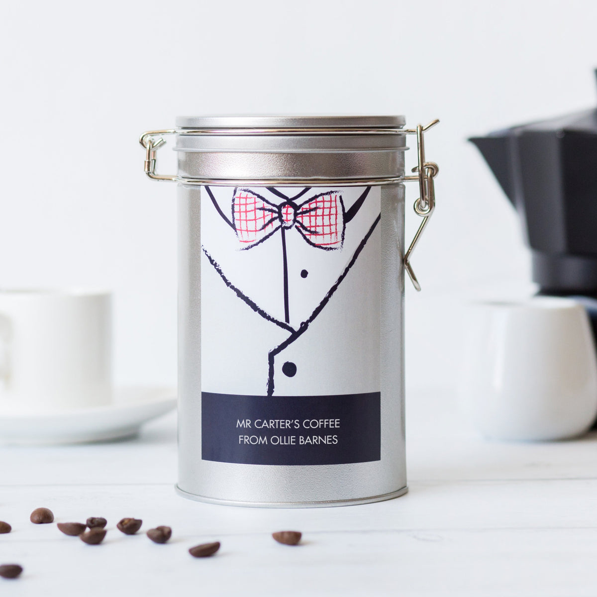 Novelty Coffee Gift Bow Tie Themed