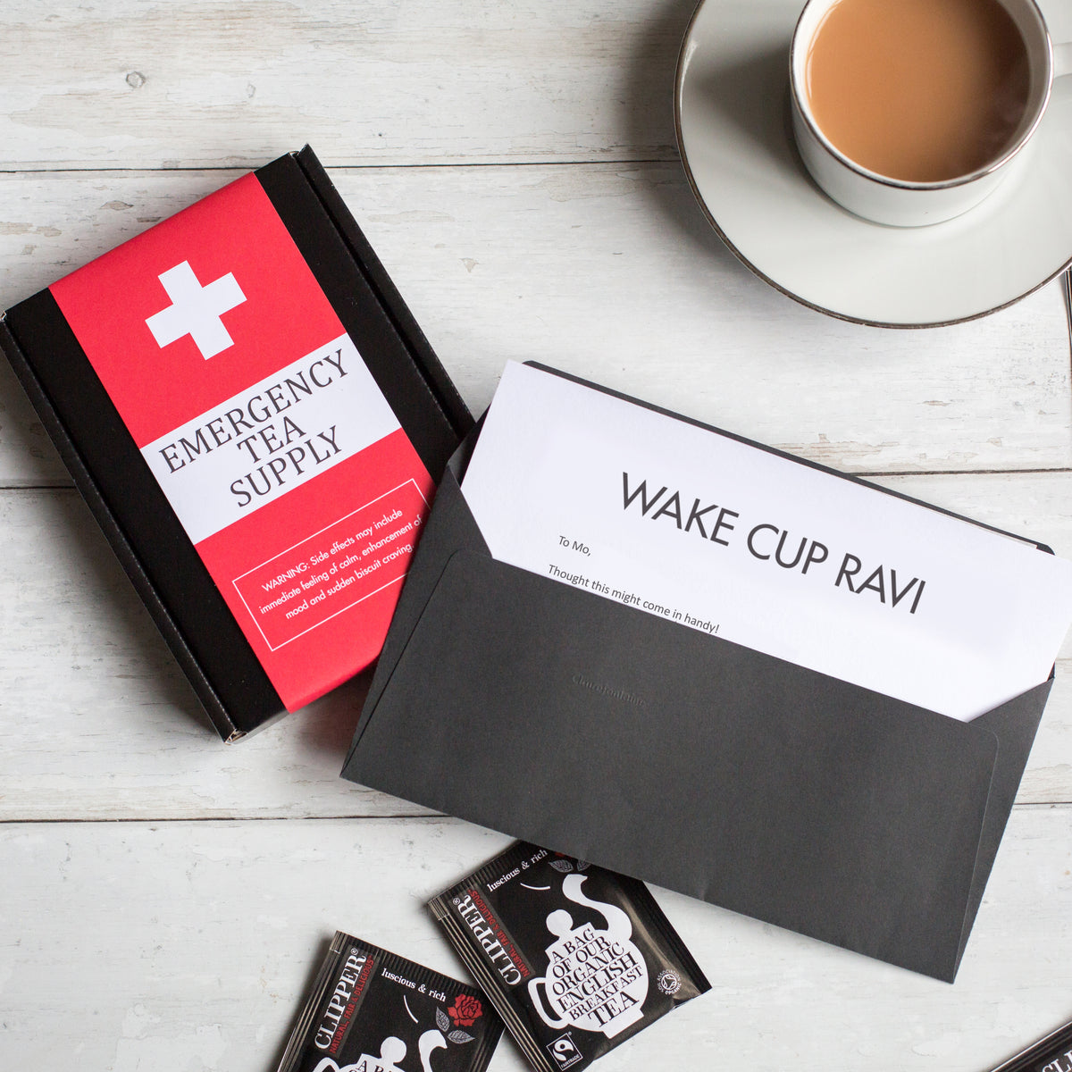 'Emergency Tea Supply' Novelty Letterbox Gift