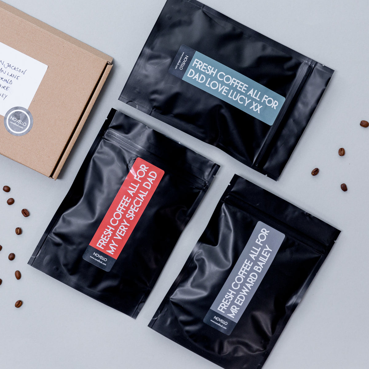 Fathers Personalised Monthly Coffee Subscription Gift
