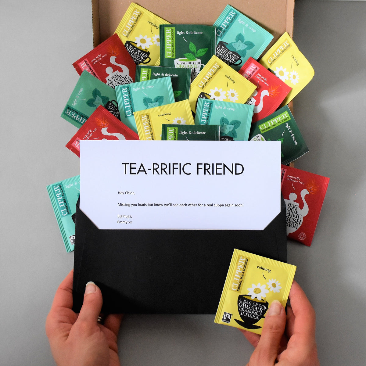 Corporate Tea Gift in Letterbox friendly packaging