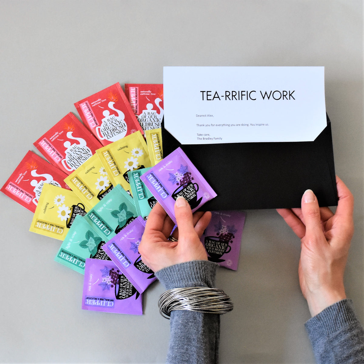 tea rainbow clipper tea gift letterbox friendly novello