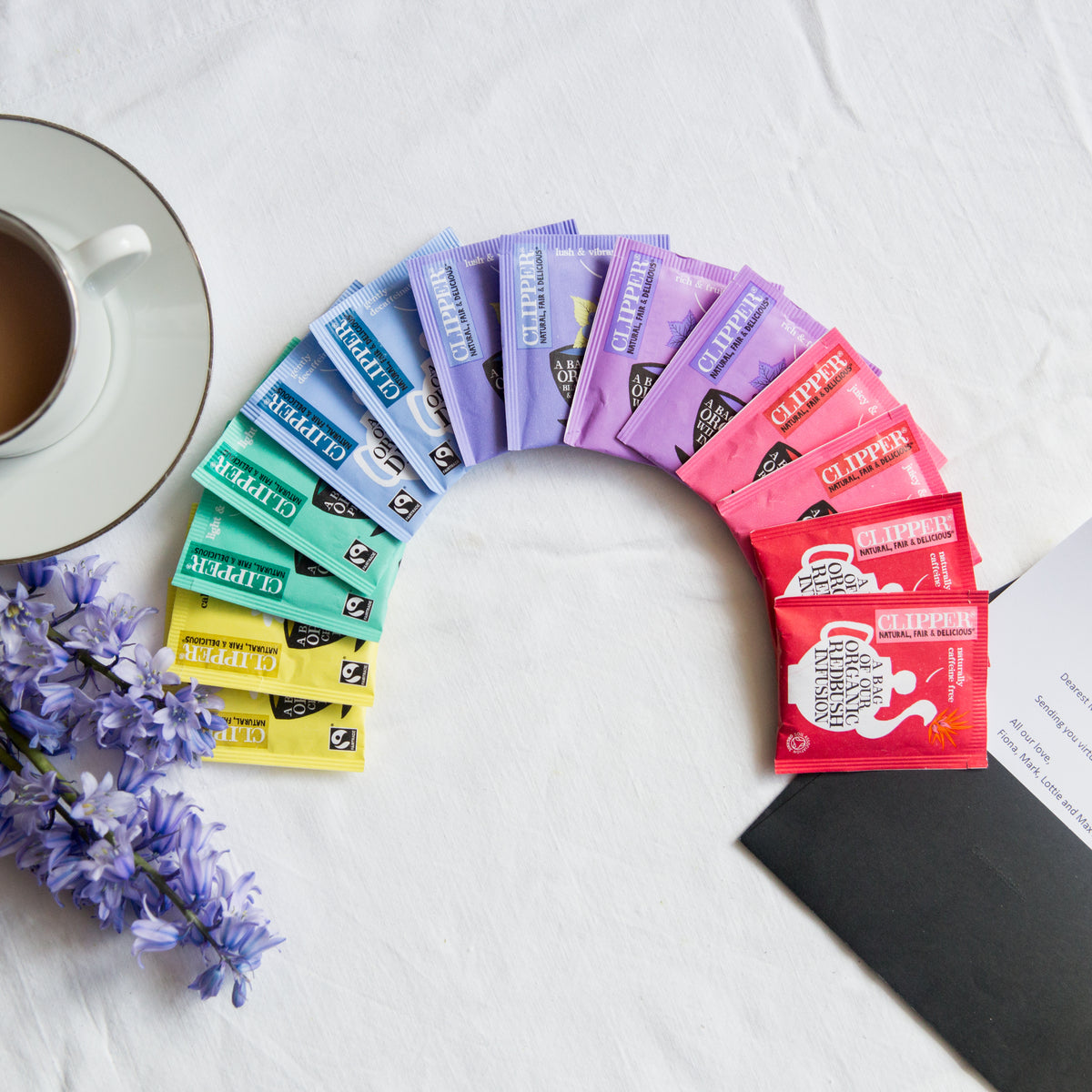 Rainbow of Tea Personalised Gift Set