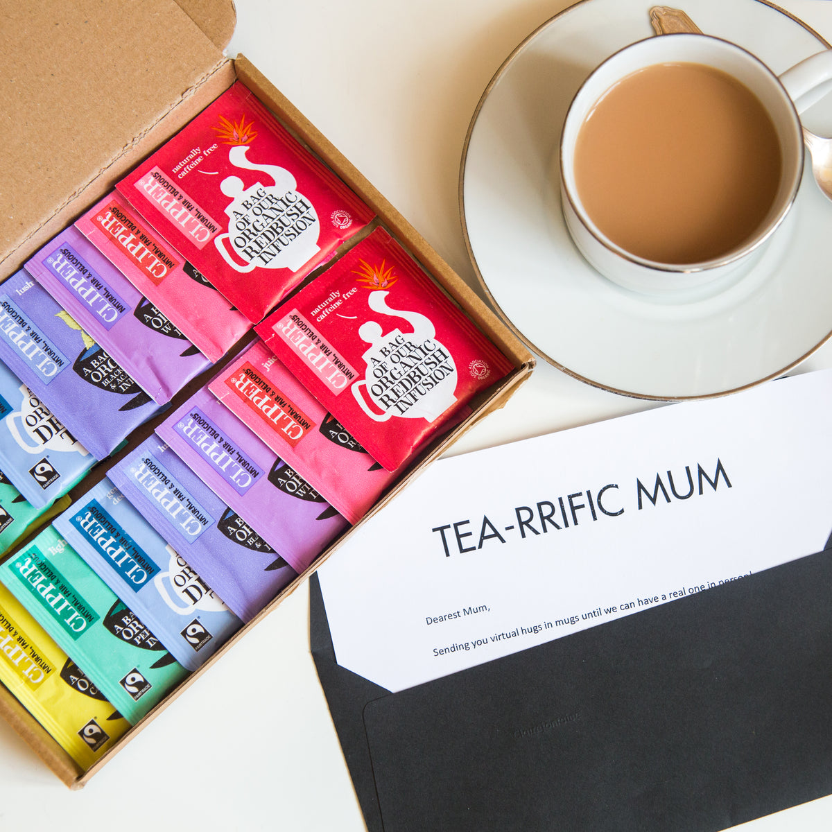 Rainbow of Tea Personalised Gift Set