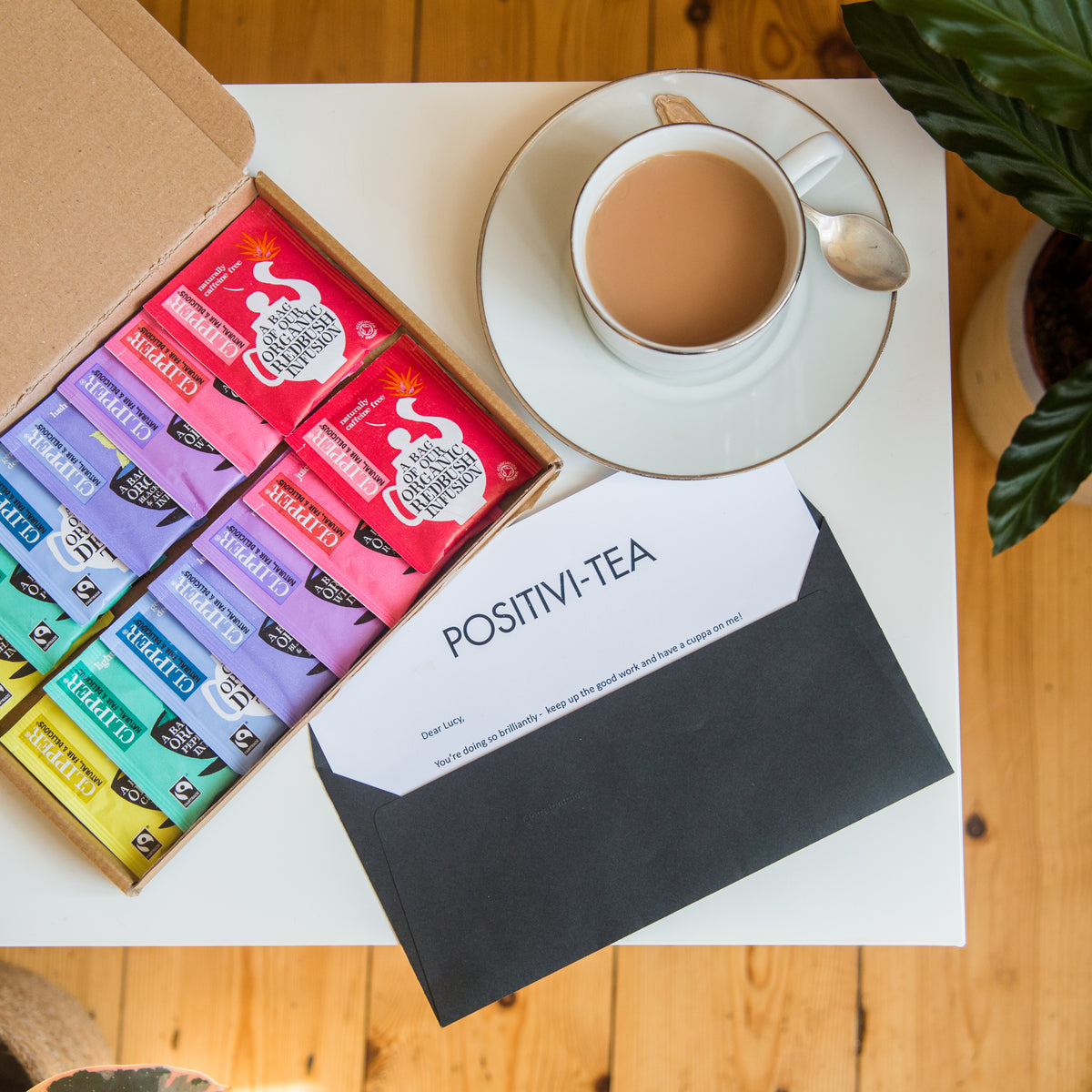 Rainbow of Tea Personalised Gift Set