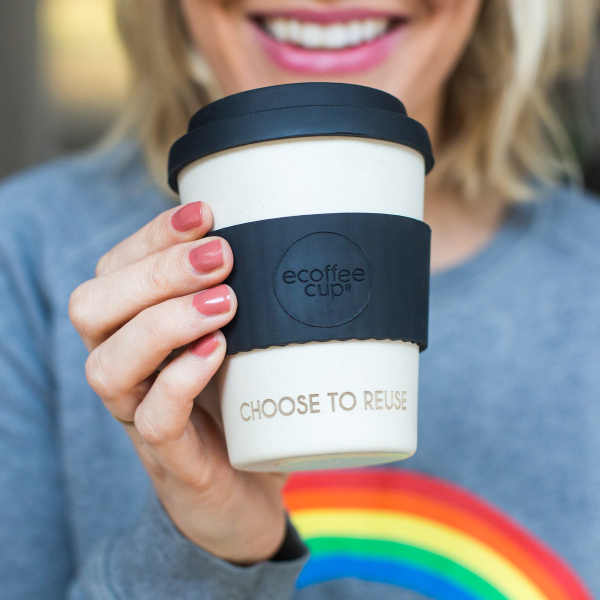 choose to reuse coffee cup ecoffee cup