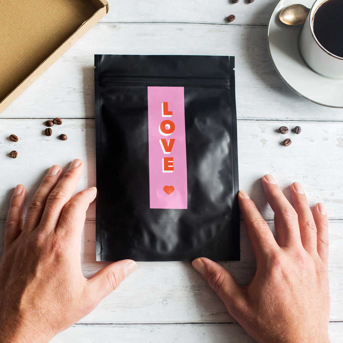 'Love' themed Coffee Gift