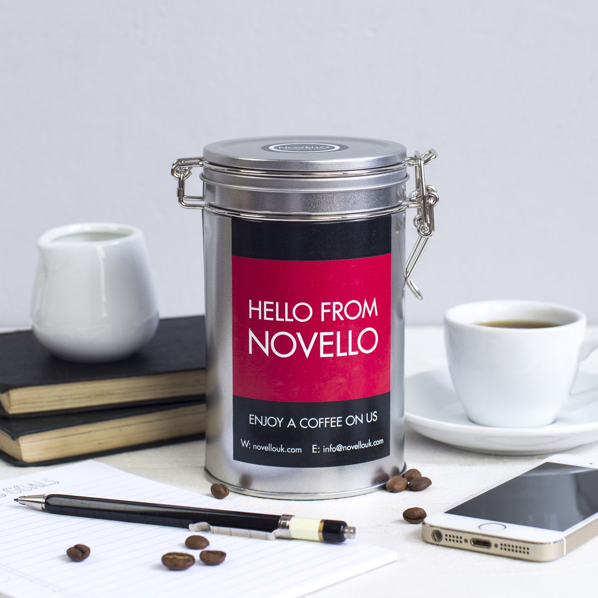 bespoke corporate gifts coffee tea novello
