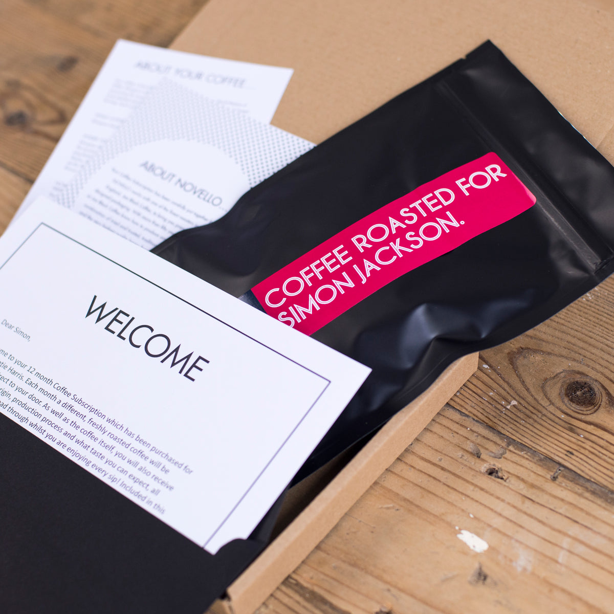 Personalised Monthly Coffee Subscription